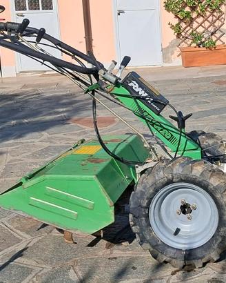 MOTOCOLTIVATORE PASQUALI CON FRESA E CARRELLO/SEDI