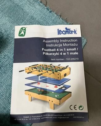Biliardino football tavolo da gioco