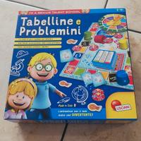 Gioco educativo Lisciani Tabelline e Problemini