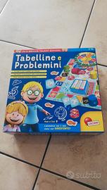 Gioco educativo Lisciani Tabelline e Problemini