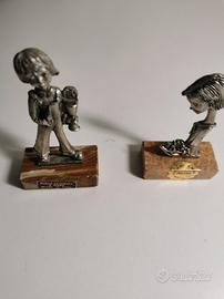 Statuine in Peltro Vintage 