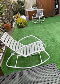 Sedie a dondolo da giardino