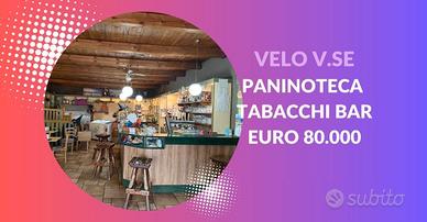 Bar paninoteca ottimi incassi