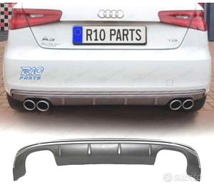 DIFFUSORE AUDI A3 8V SPORTBACK 13- LOOK S3