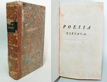 POESIA ESPIATA - SANGIOVANNI POMPEO 1803
