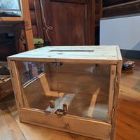 Terrario per rettili o tarantole 