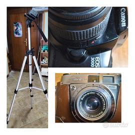  Canon EOS 3000+cavalletto+ kodak