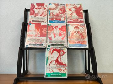 Set completo Promo One piece Op13 Luffy Ace Sabo 