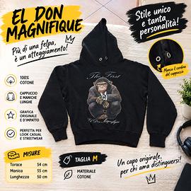 Felpa con cappuccio El Don Magnifique – M