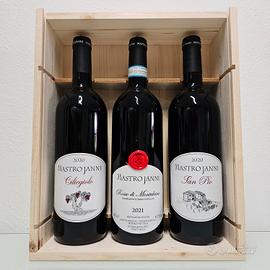 Vino Montalcino scatola legno