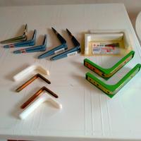 N 8 coppie staffe reggimensole - nuove