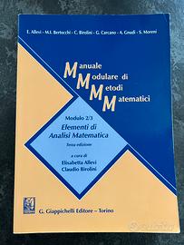 Libro universitario: elementi di matematica  2/3