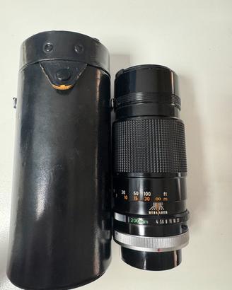 CANON LENS FD 200mm 1:4  S.S.C.