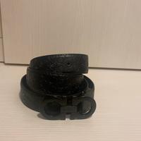 cintura ferragamo nera