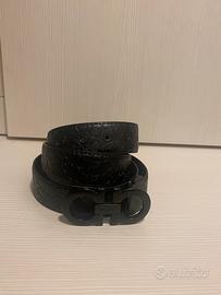 cintura ferragamo nera