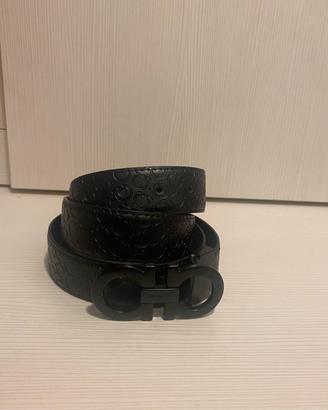 cintura ferragamo nera