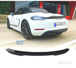SPOILER PORSCHE CAYMAN 718 BOXSTER 17- NERO LUCIDO