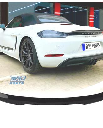 SPOILER PORSCHE CAYMAN 718 BOXSTER 17- NERO LUCIDO