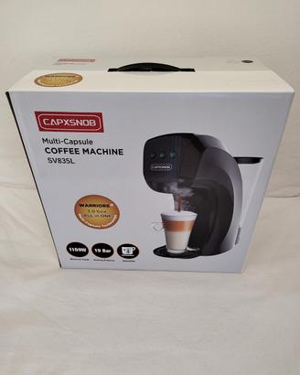 Warriors1 Macchina da Caffè a capsule 5 in 1