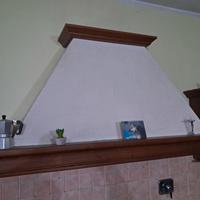 Cappa cucina in legno 145x85x50 cm