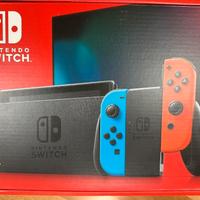 Nintendo Switch Red e Blue neon NUOVA