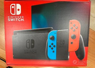 Nintendo Switch Red e Blue neon NUOVA