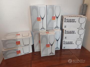 Lotto 48 bicchieri Cristalleria Italiana 