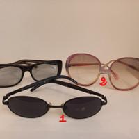 Occhiali da sole vintage varie marche