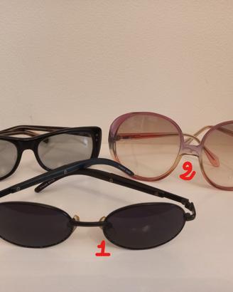 Occhiali da sole vintage varie marche