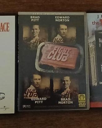 5 DVD - Pulp Fiction -  Scarface - Fight Club - Th