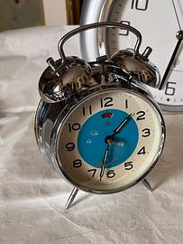 SVEGLIA VINTAGE ANIMATA GOLDEN COCK AEREO 1974!