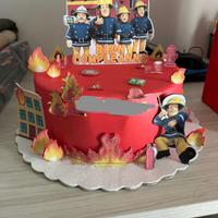 Torta Sam il pompiere