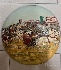 Piatto decorativo in stile greco