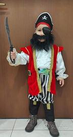 VESTITO PIRATA CARNEVALE 