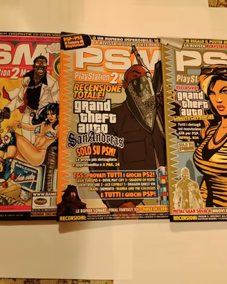 riviste psm gta grand theft auto play station 57 8