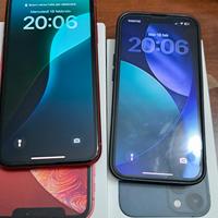 iphone 13 e iphone  xr 128 giga 