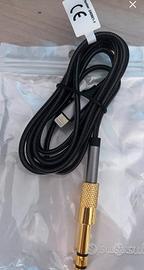 Cavo audio iphone jack 3.5/6.3
