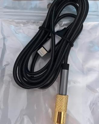 Cavo audio iphone jack 3.5/6.3