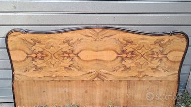 Testiera letto vintage vero legno ritiro a mano