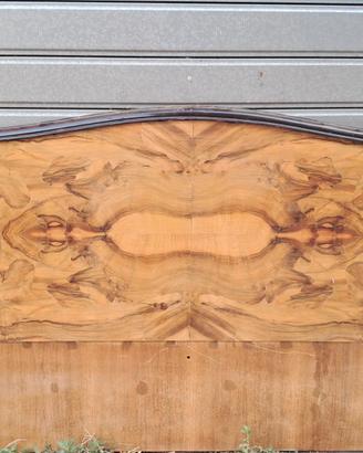 Testiera letto vintage vero legno ritiro a mano