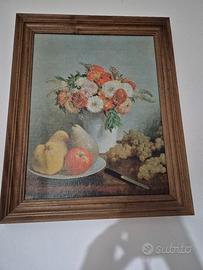 Quadro con bambini e quadro con vaso
