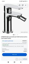 Monocomando per bidet senza scarico 2 nuovi 