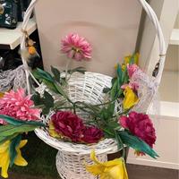 Cesto in Vimini Bianco