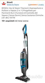 Aspirapolvere  con vapore 2 in 1 
