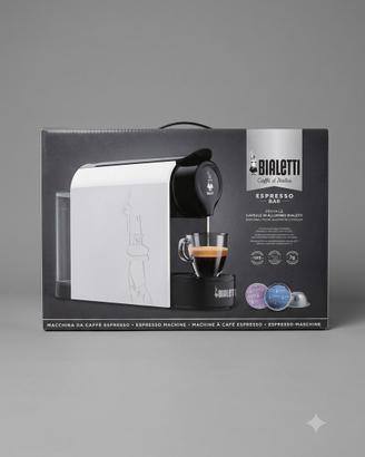 Macchina Caffè Bialetti Espresso Bar + 64 capsule