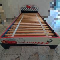 letto singolo Saetta McQueen Cars