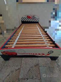 letto singolo Saetta McQueen Cars