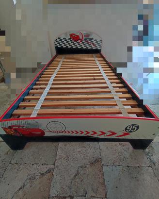 letto singolo Saetta McQueen Cars