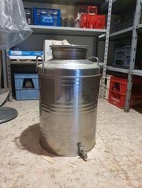Contenitore olio 50lt INOX 18/10