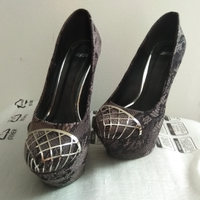 Scarpe con zeppa e plateau Asos misura 36